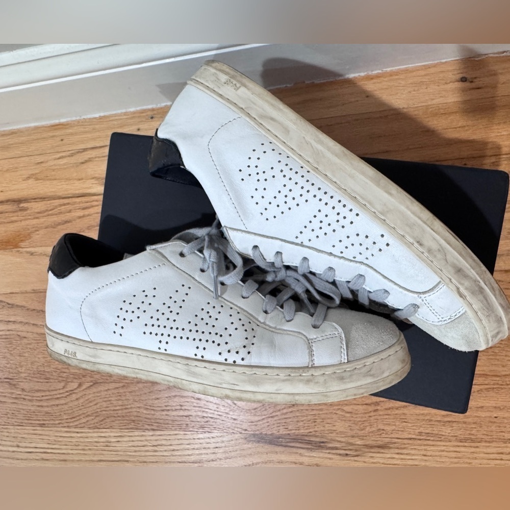 P448 Women’s Leather Sneakers EU 38 Made in Italy
